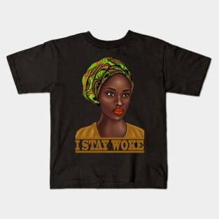 I Stay Woke Kids T-Shirt